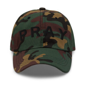 Camo Black Chino Pray Hat