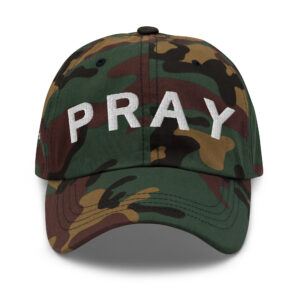 Camo White Chino Pray Hat