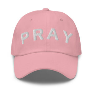 Pink Chino Pray Hat
