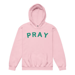 Pink Youth Pray Hoodie