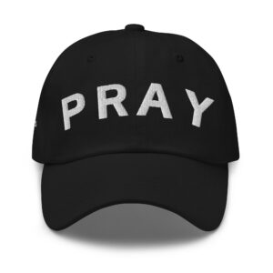 Black White Chino Pray Hat