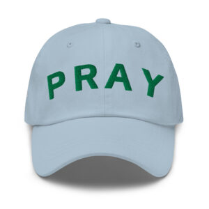 Light Blue Green Chino Pray Hat