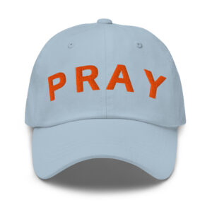 Light Blue Orange Chino Pray Hat
