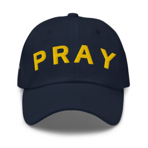 Navy Gold Chino Pray Hat