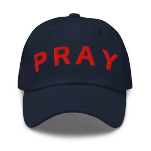 Navy Red Chino Pray Hat