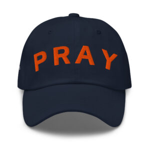 Navy Orange Chino Pray Hat