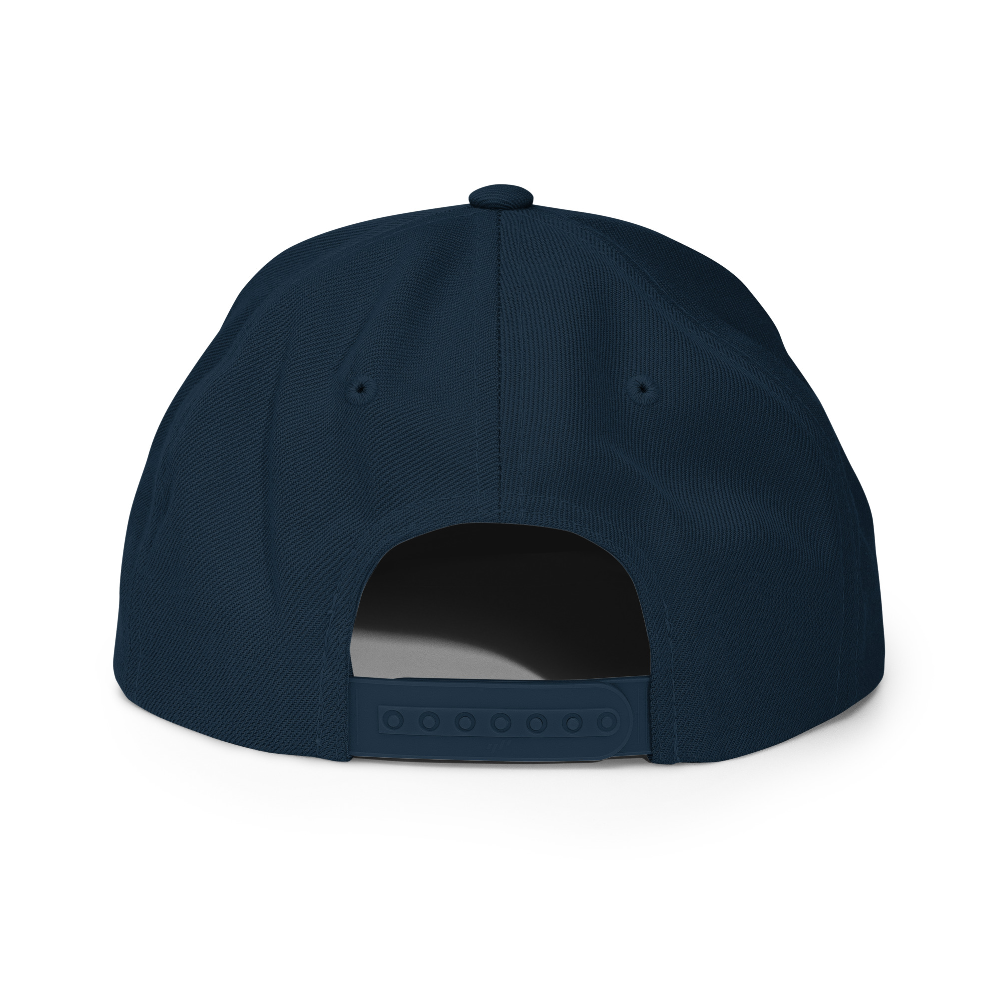 Dark Navy Old Gold Snapback Pray Hat - Image 2