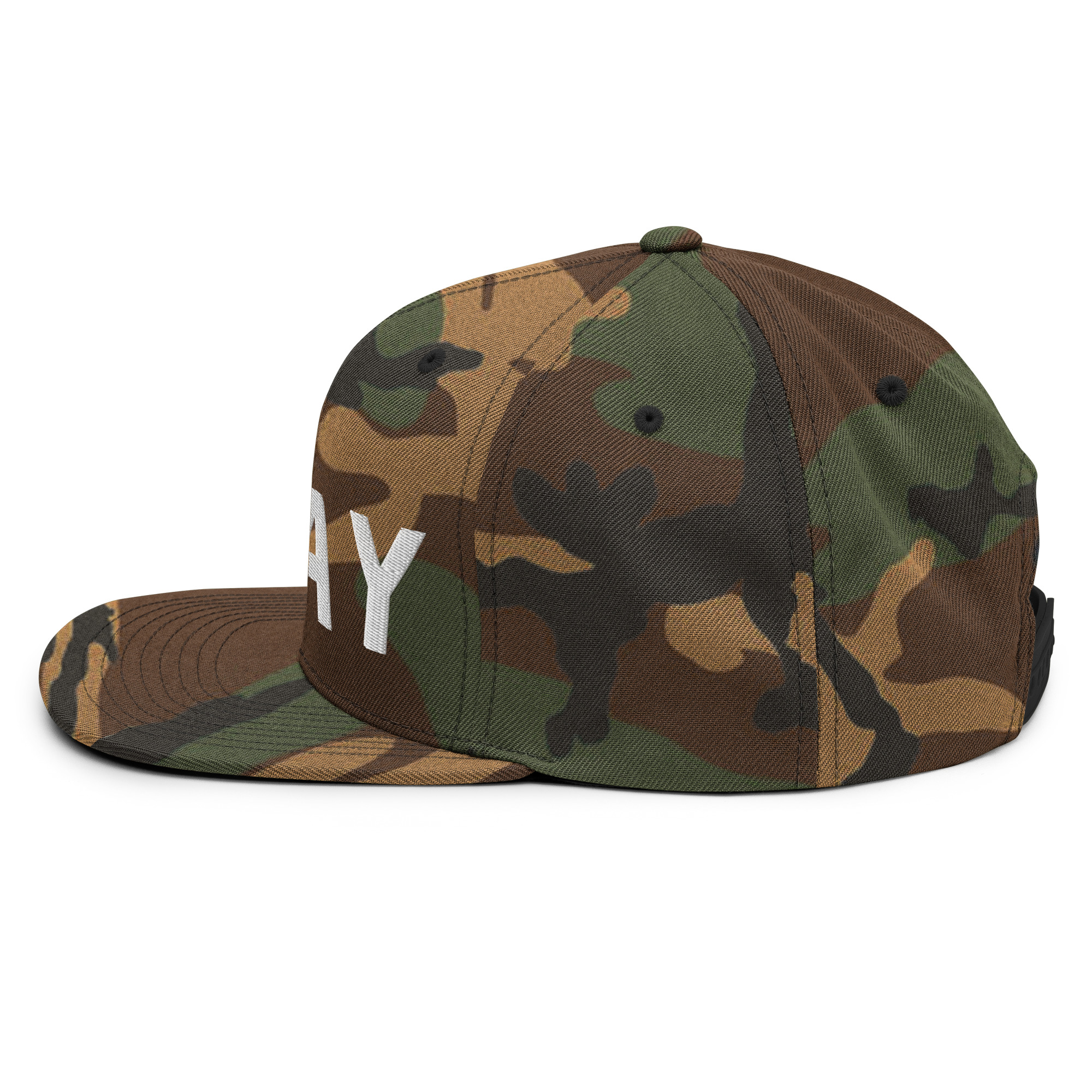 Camo White Snapback Pray Hat - Image 4