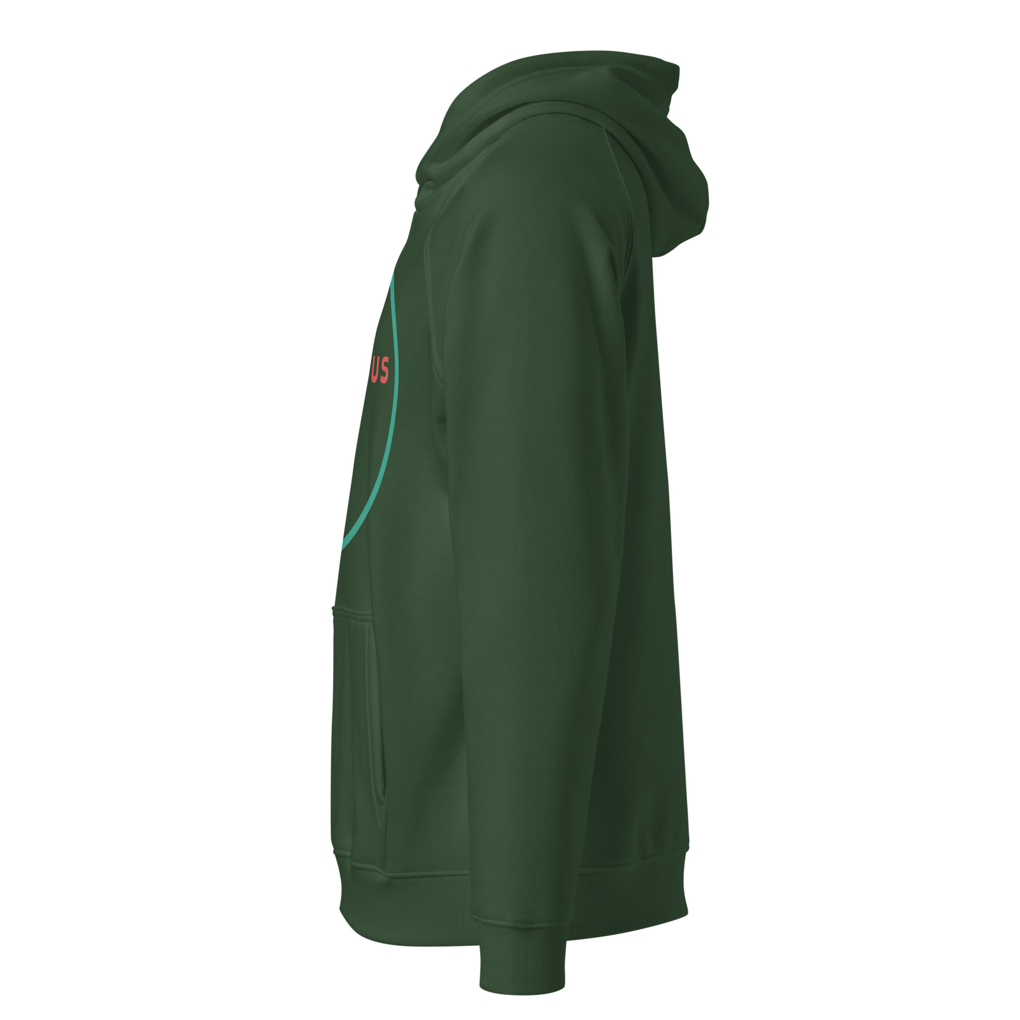 Bottle Green The Righteous Yield Life Hoodie - Image 2