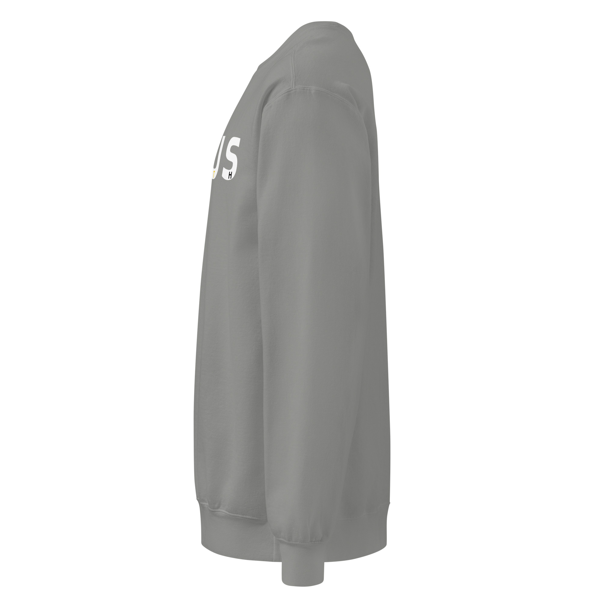 Grey Faith In Jesus Vintage Washed Sweatshirt - Image 3
