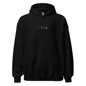 Black EMB TRYL Hoodie