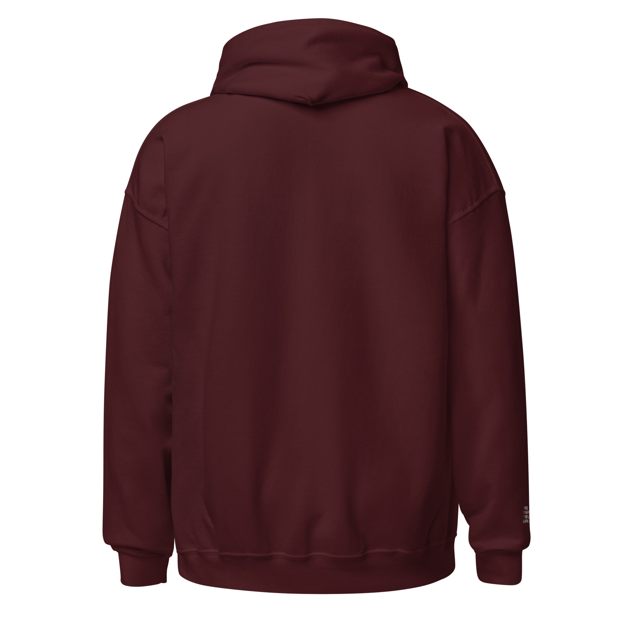 Maroon EMB TRYL Hoodie - Image 4