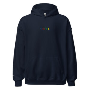 Navy EMB TRYL Hoodie