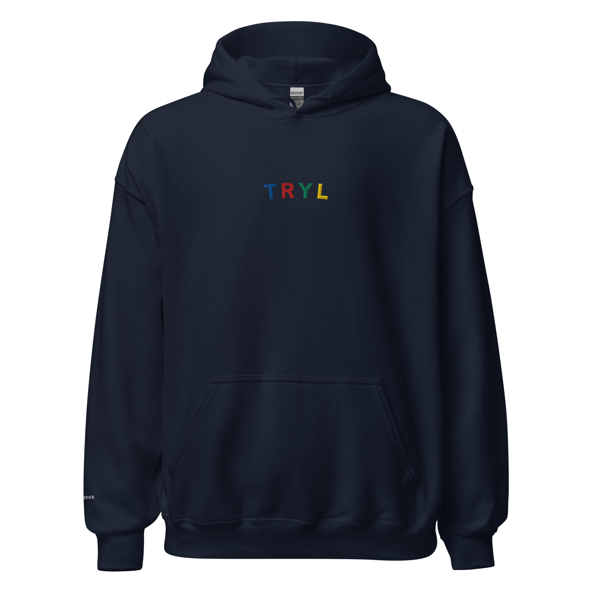 Navy EMB TRYL Hoodie