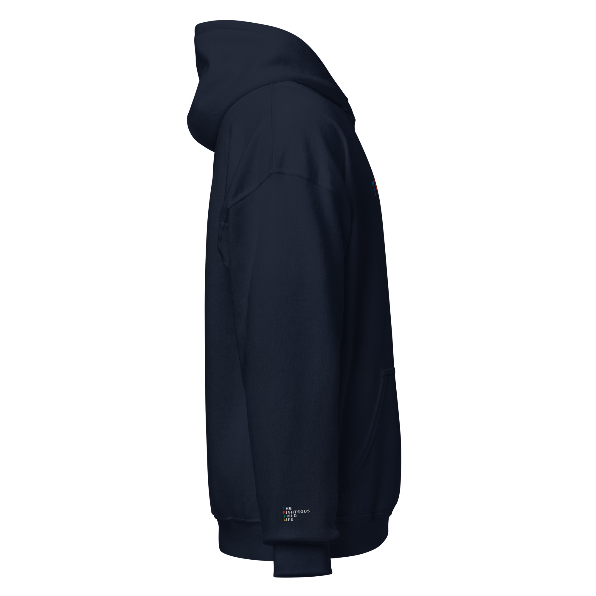 Navy EMB TRYL Hoodie - Image 3