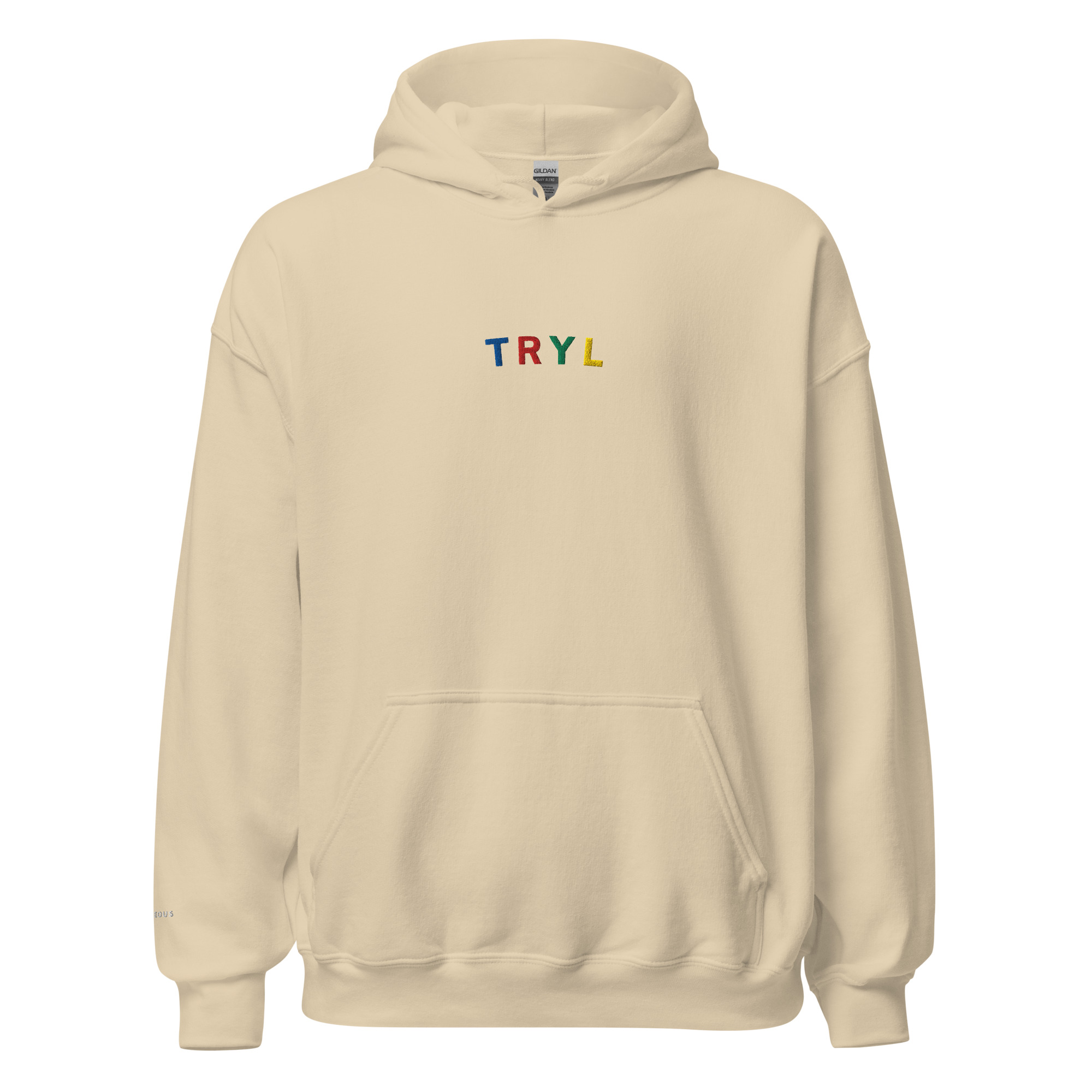 Sand EMB TRYL Hoodie