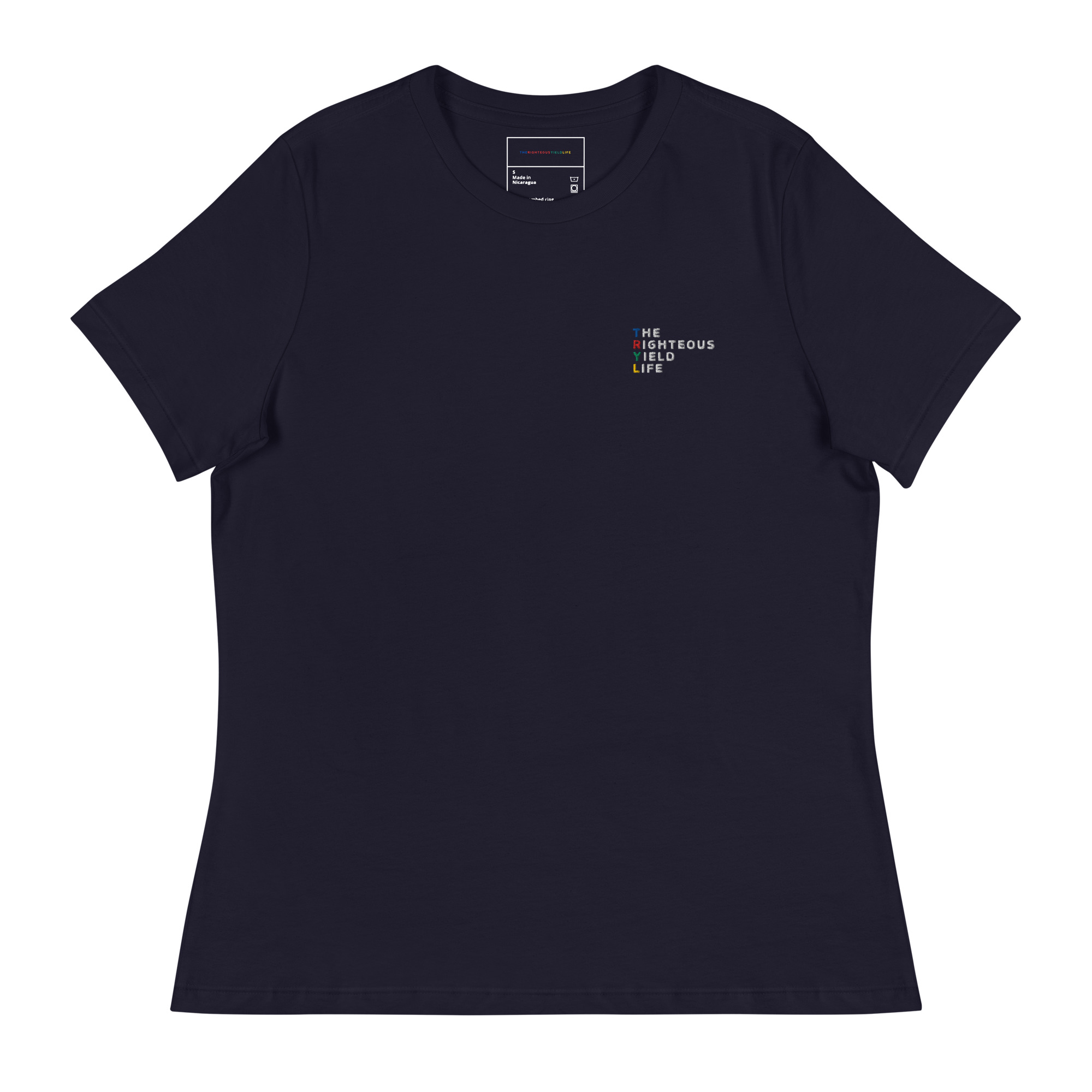 Navy The Righteous Yield Life Women's Relaxed T-Shirt