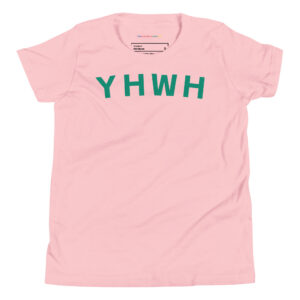 YHWH Pink Youth Short Sleeve T-Shirt