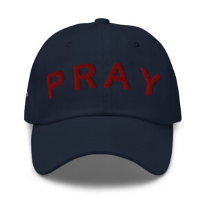 Maroon Font Chino Pray Hat